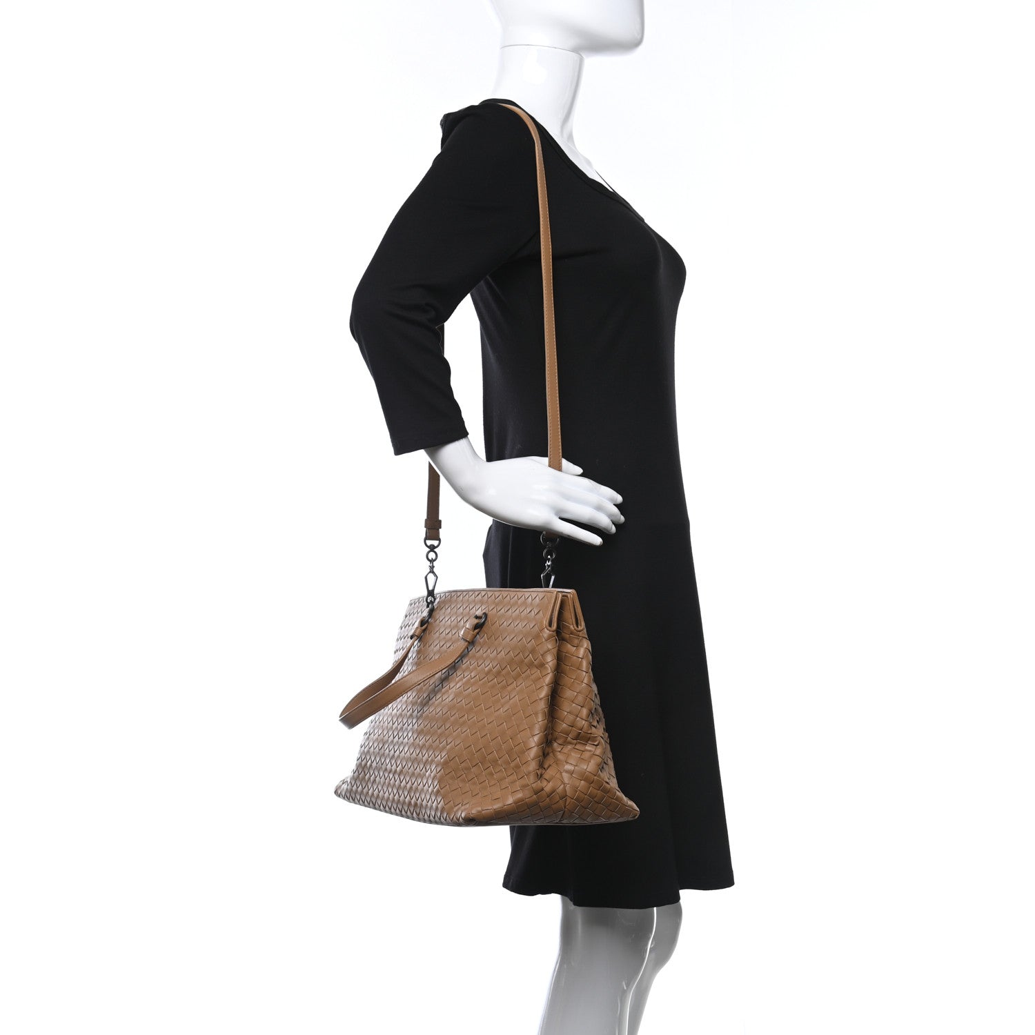 Bottega Veneta Nappa Intrecciato Tote Camel 2 of 11