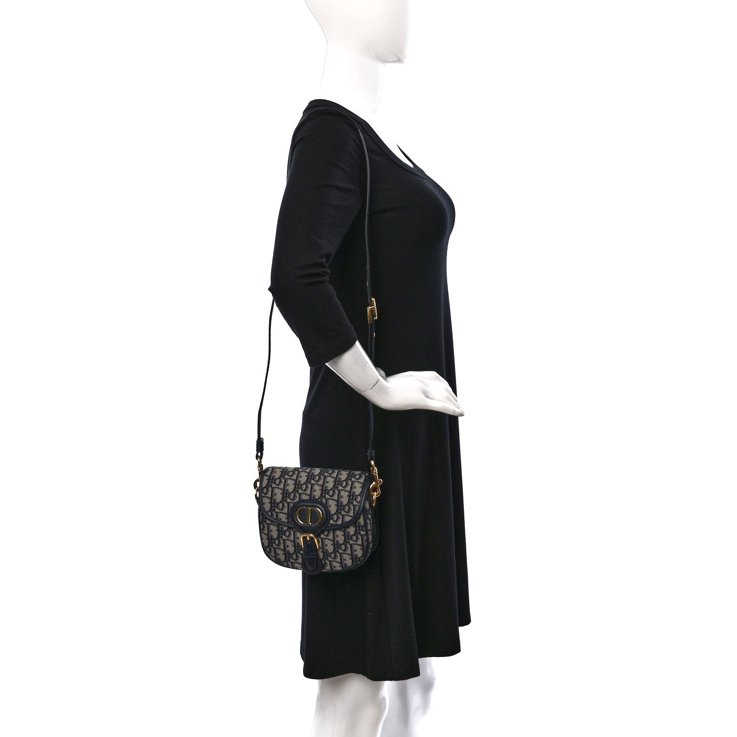 Christian Dior Oblique Small Bobby Flap Blue 2 of 8