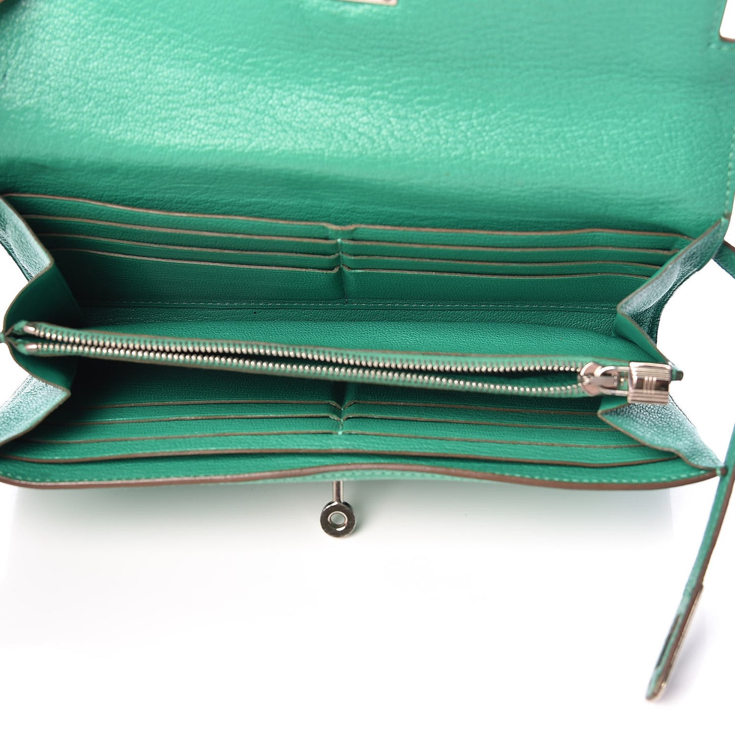 Chevre Mysore Kelly Longue Wallet Menthe