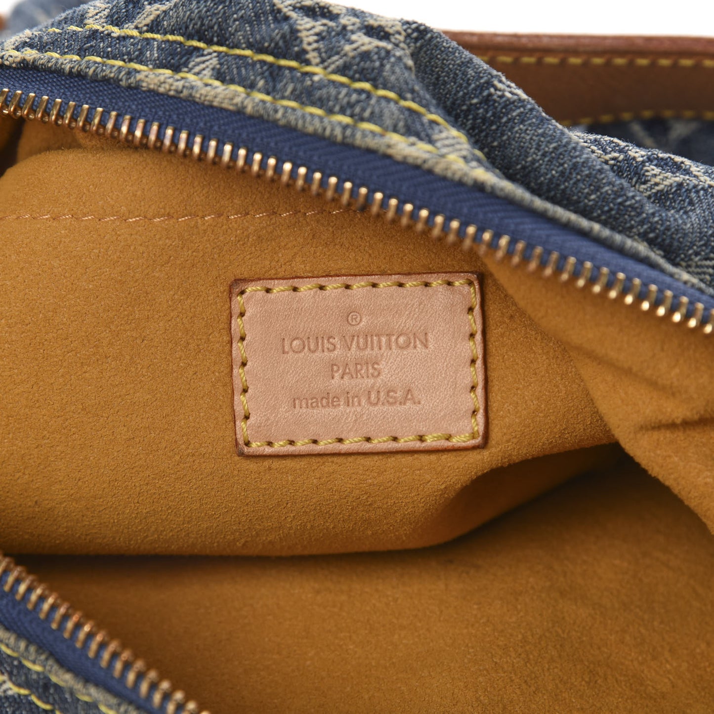 Monogram Denim Baggy PM Blue