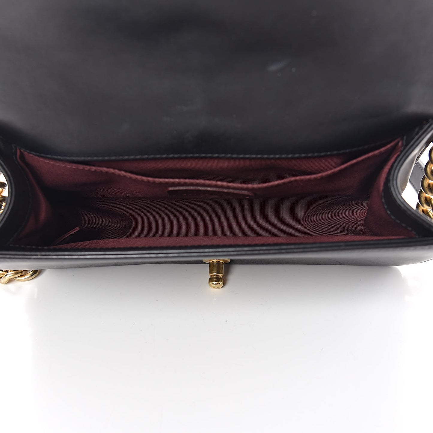 Caviar Suede Calfskin Chevron Medium Boy Flap Black
