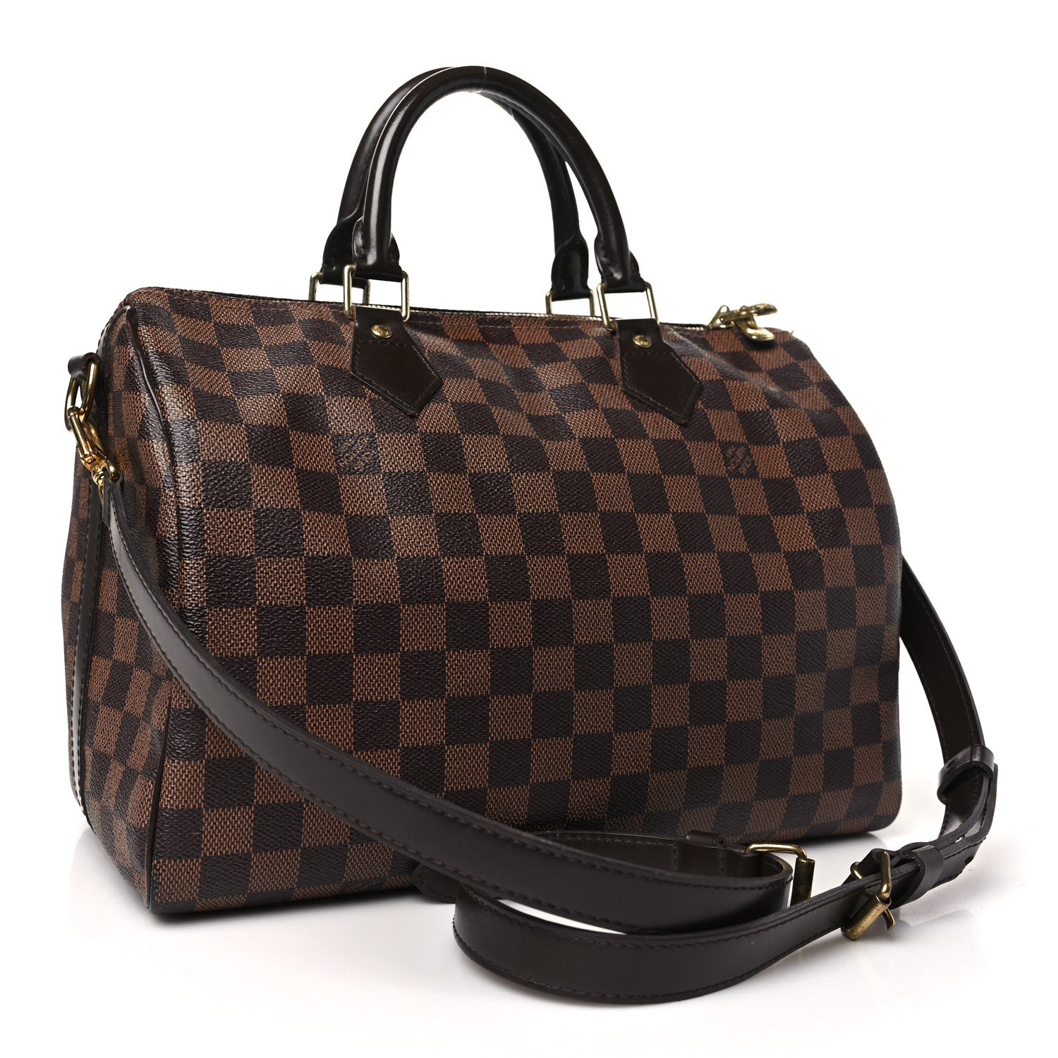 Louis Vuitton Damier Ebene Speedy Bandouliere 30 3 of 12