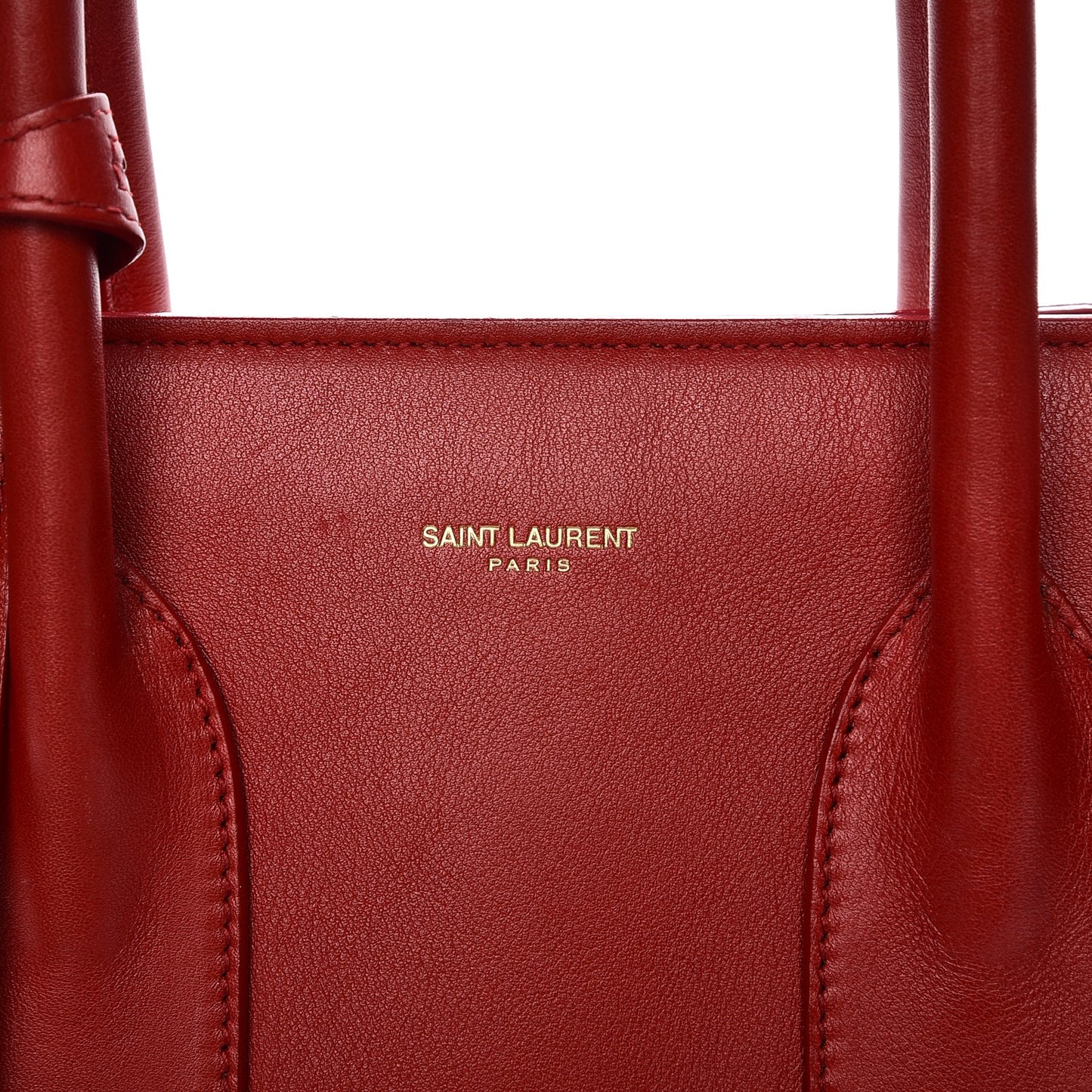 Grained Calfskin Small Sac De Jour Lipstick Red