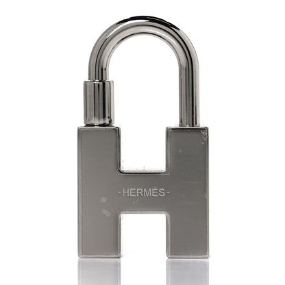 Hermes Lacquered Palladium Cadenas Quizz Rainbow Key Ring Camaieu De Bleus 3 of 5