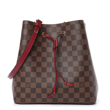 Louis Vuitton Damier Ebene Neonoe MM Cherry Berry 1 of 9