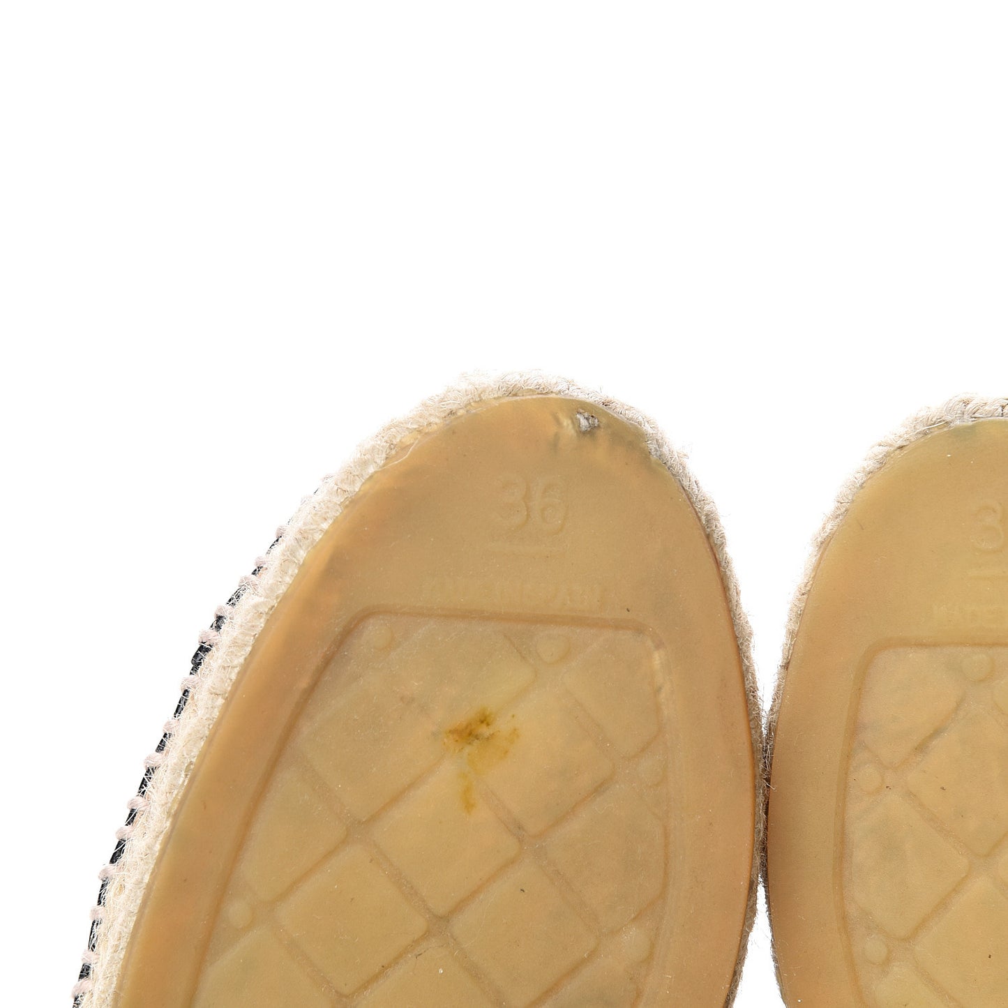 Lambskin CC Espadrilles 36 Black