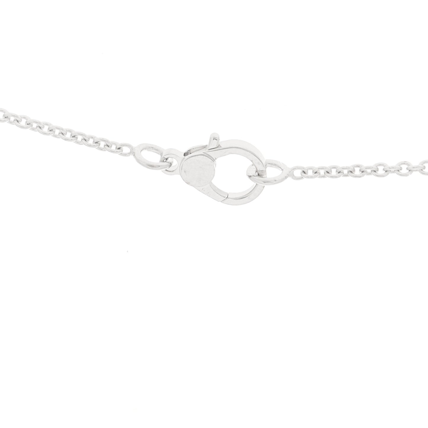 18K White Gold Diamond Finesse Pendant Necklace