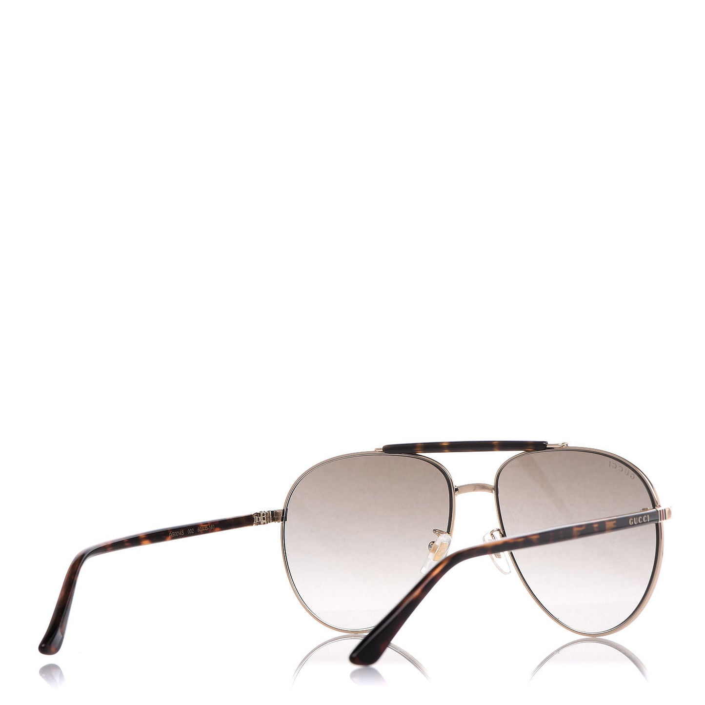Aviator Sunglasses GG0014S Tortoise