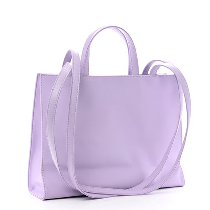 Telfar Vegan Leather Medium Shopping Bag Lavender 2 of 13