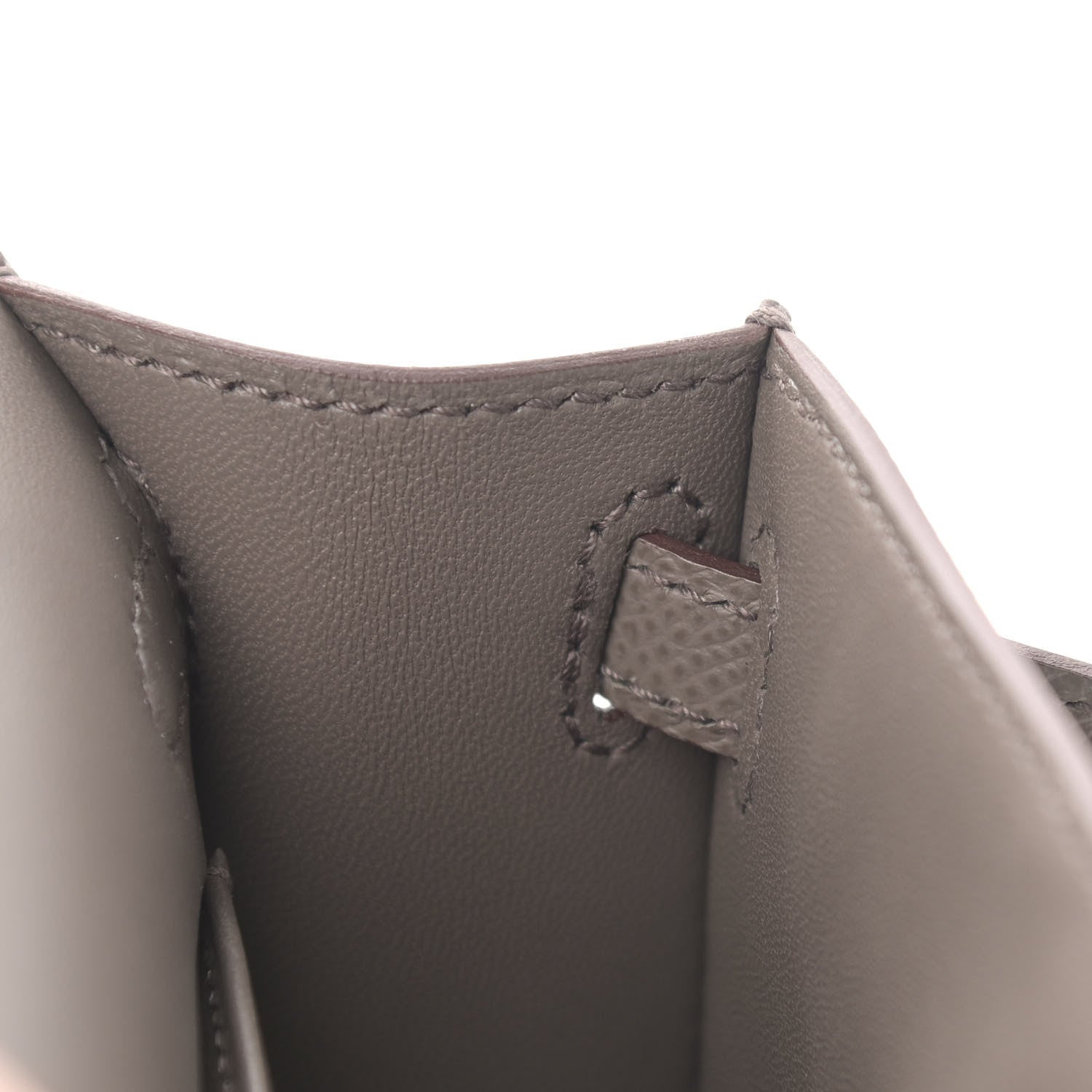 Hermes Epsom Mini Kelly Sellier 20 Etain 18 of 30