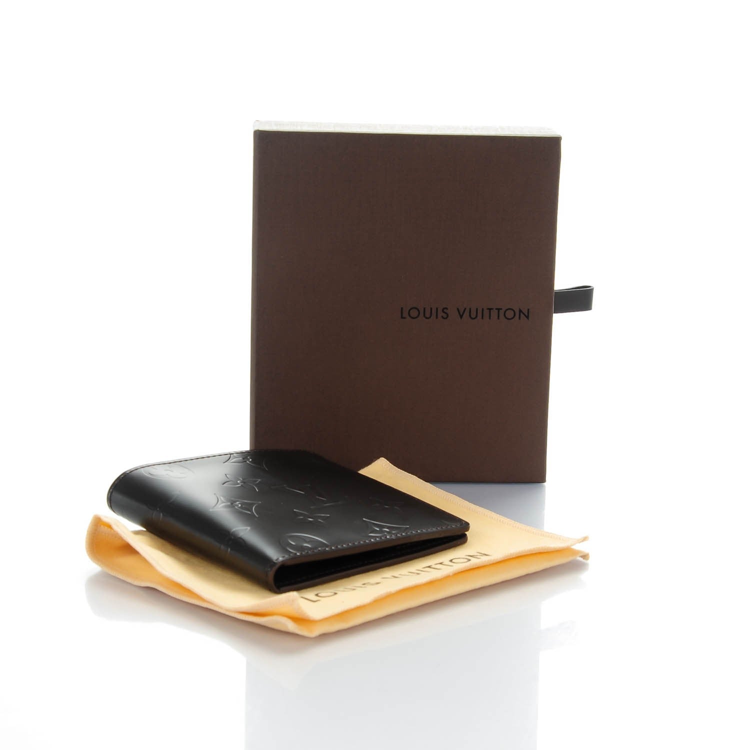 Louis Vuitton Monogram Glace Compact Wallet Cafe Brown 4 of 7