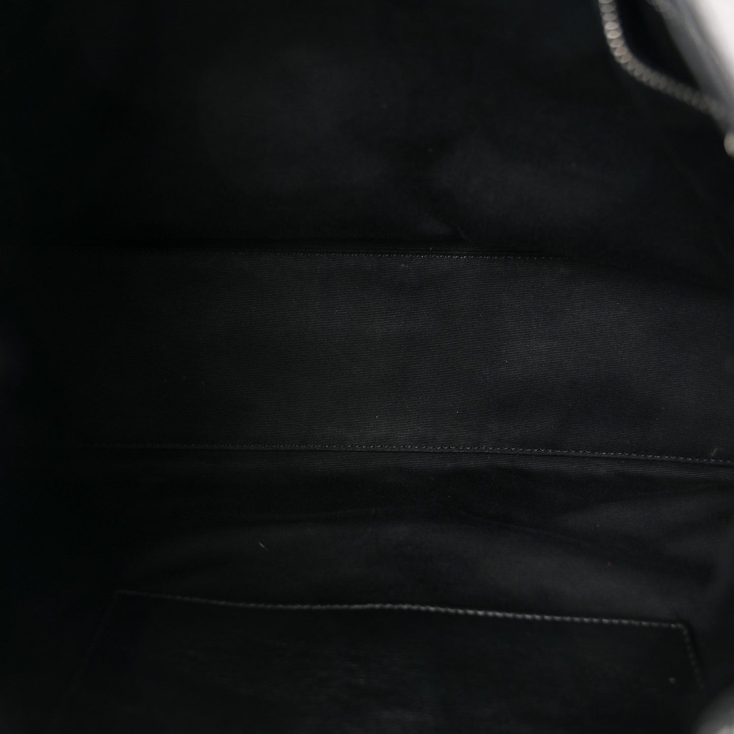 Crinkled Calfskin Matelasse Monogram Niki Shoulder Bag Black