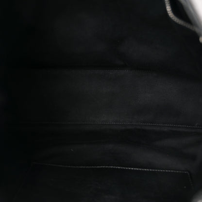 Saint Laurent Crinkled Calfskin Matelasse Monogram Niki Shoulder Bag Black 5 of 12