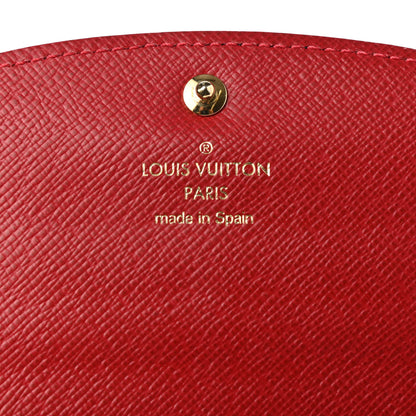 Louis Vuitton Damier Ebene Caissa Wallet Cherry 5 of 6