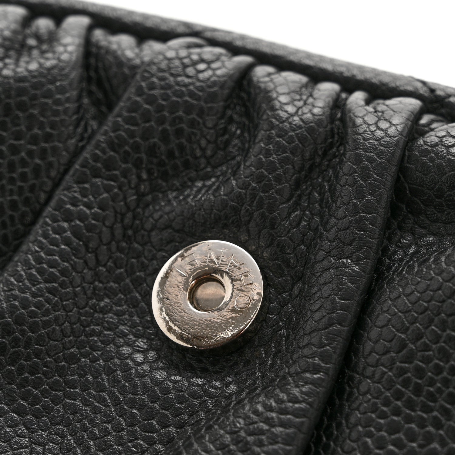 Chanel Caviar Half Moon Wallet On Chain WOC Black 13 of 14