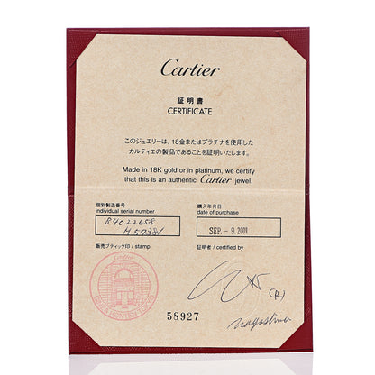 Cartier 18K White Gold 6mm LOVE Ring 58 8.25 5 of 5