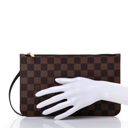 Louis Vuitton Damier Ebene Neverfull MM GM Pochette 2 of 7