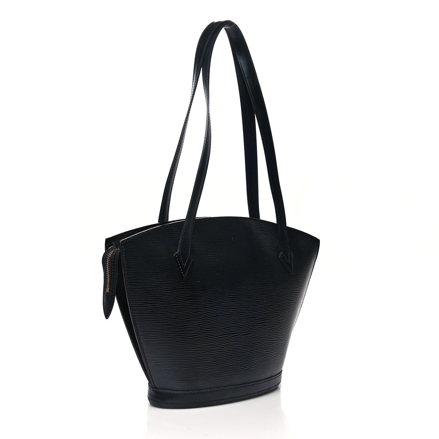 Epi Saint Jacques PM Long Straps Black