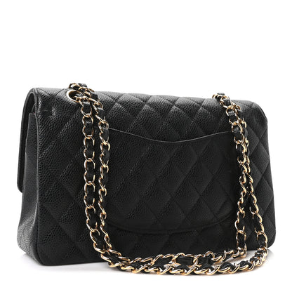 Chanel Caviar Quilted Medium Double Flap Black 3 of 11