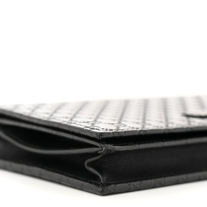 Gucci Microguccissima Crossbody Wallet Black 8 of 10