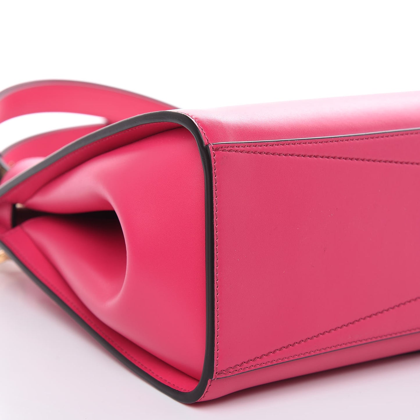 Calfskin Medium Bespoke Shoulder Bag Fuchsia