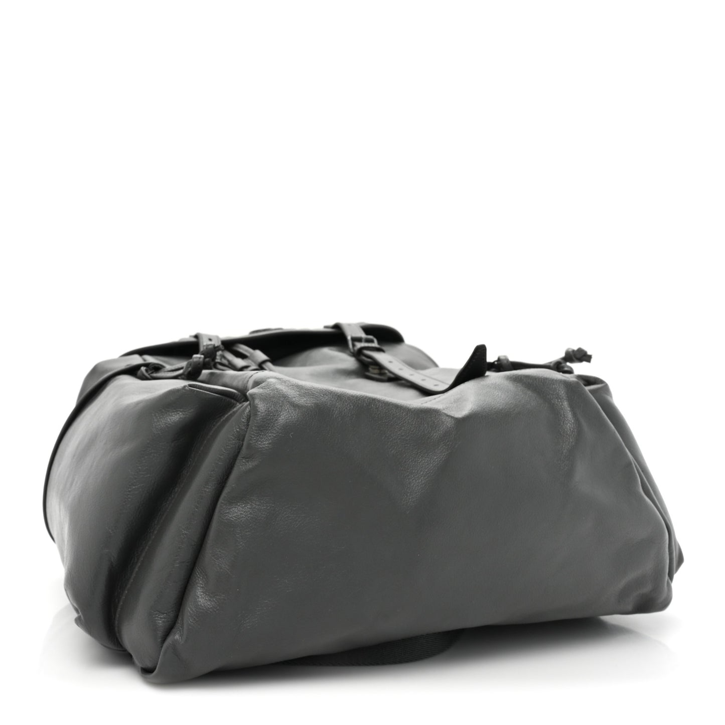 Calfskin Monochrome Double G Backpack Grey