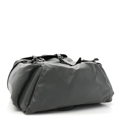 Gucci Calfskin Monochrome Double G Backpack Grey 4 of 10