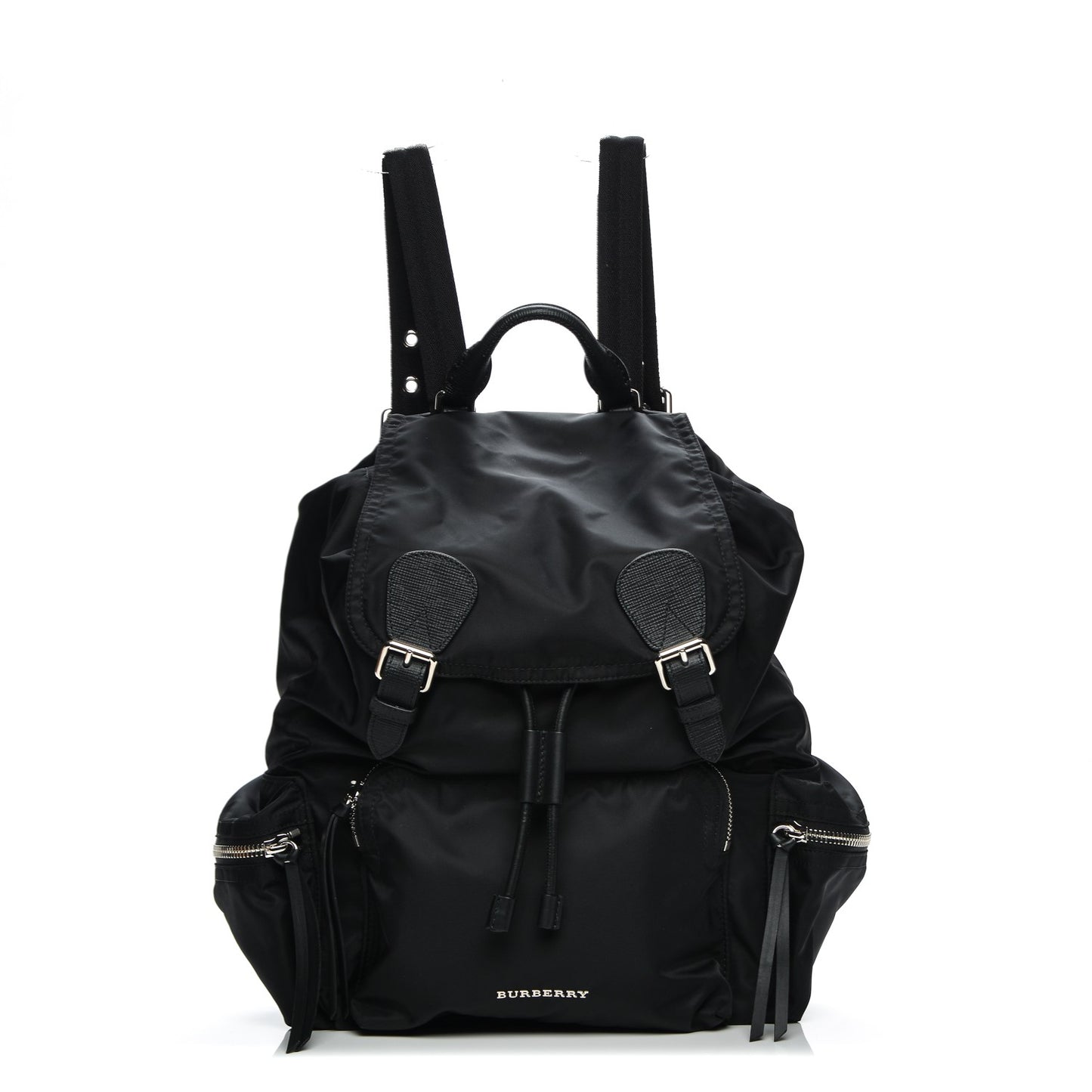 Technical Nylon Large Rucksack Backpack Black