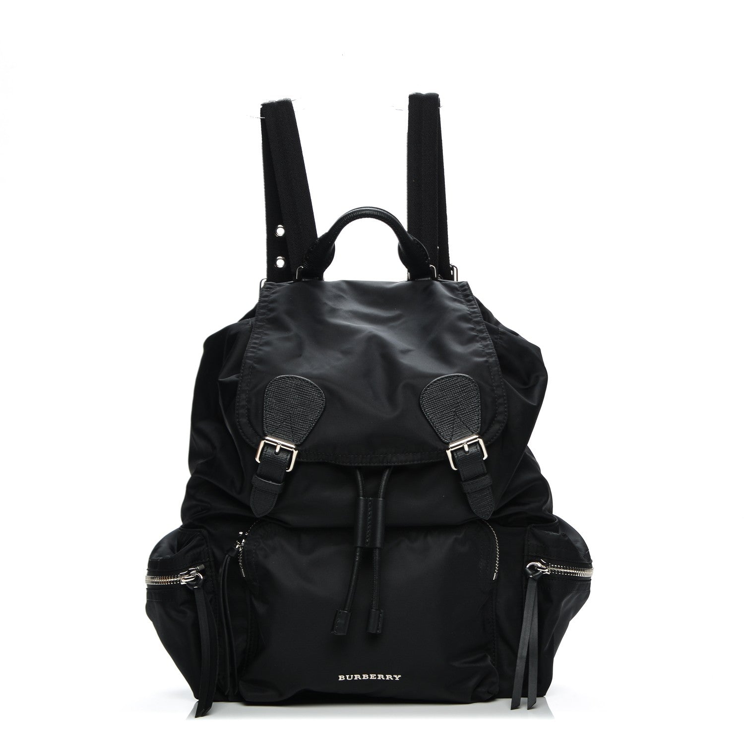 Burberry Technical Nylon Large Rucksack Backpack Black 1 of 6