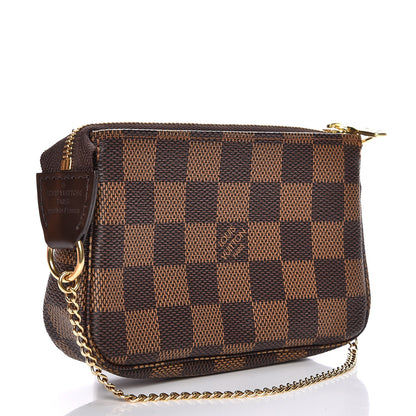 Louis Vuitton Damier Ebene Mini Pochette Accessories 3 of 8