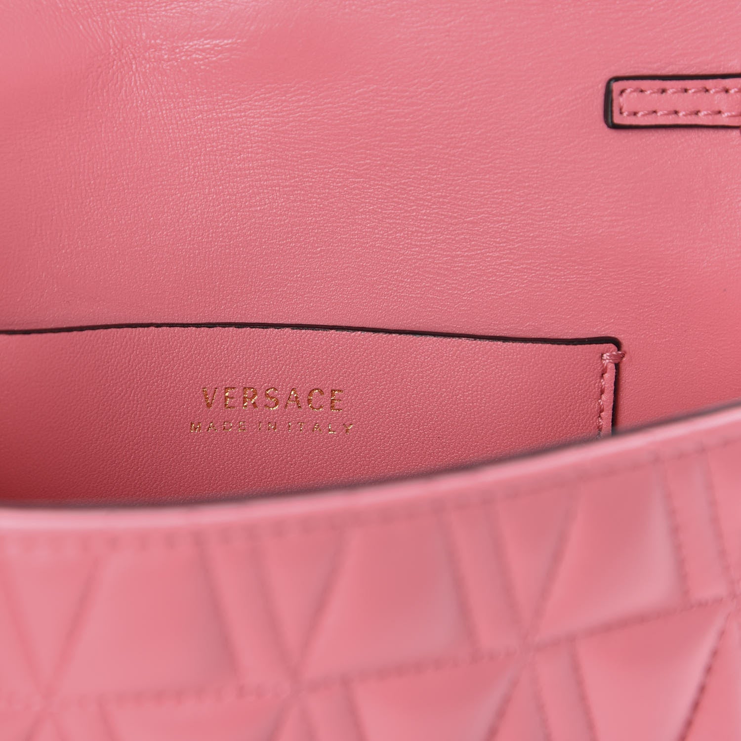 Versace Nappa Quilted Virtus Belt Bag Pink 7 of 9