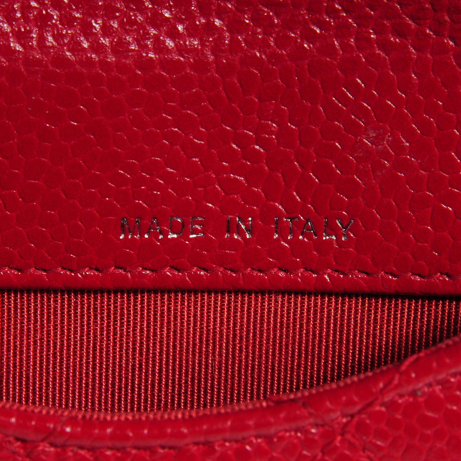 Chanel Caviar Quilted Coin Purse Red 12 of 19