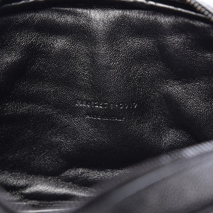 Saint Laurent Grain De Poudre Matelasse Monogram Mini Lou Camera Bag Black 7 of 11