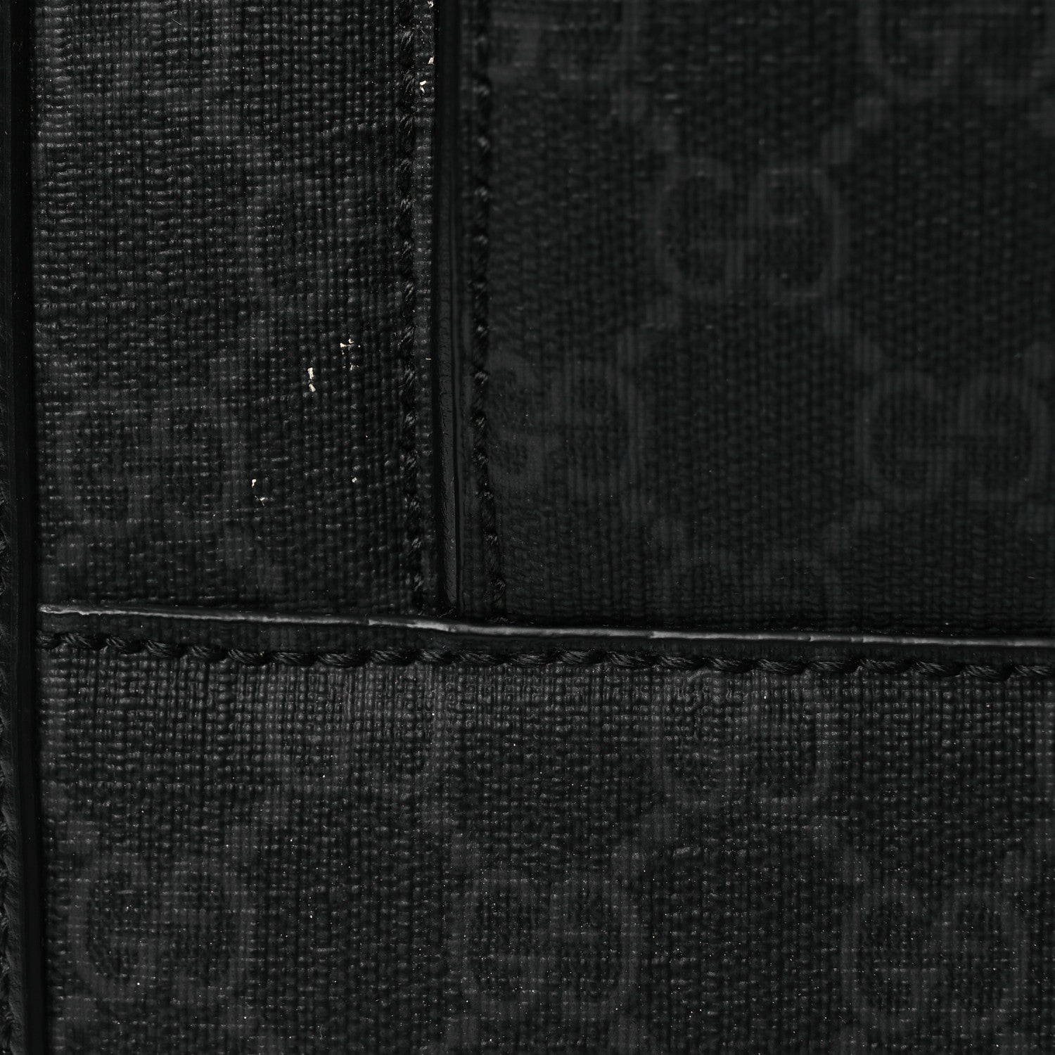 Gucci GG Supreme Monogram Four Wheel Suitcase Black Grey 12 of 12
