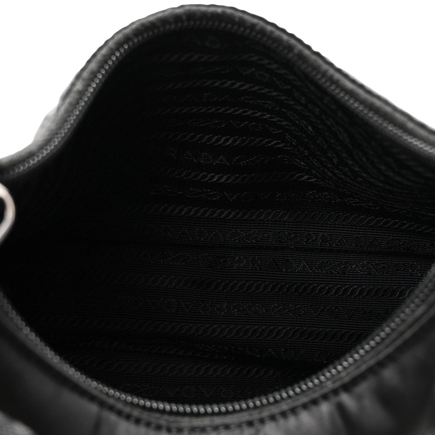 Prada Tessuto Nylon Mini Re-Edition 2000 Bag Black 5 of 9