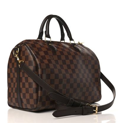 Louis Vuitton Damier Ebene Speedy Bandouliere 30 3 of 9