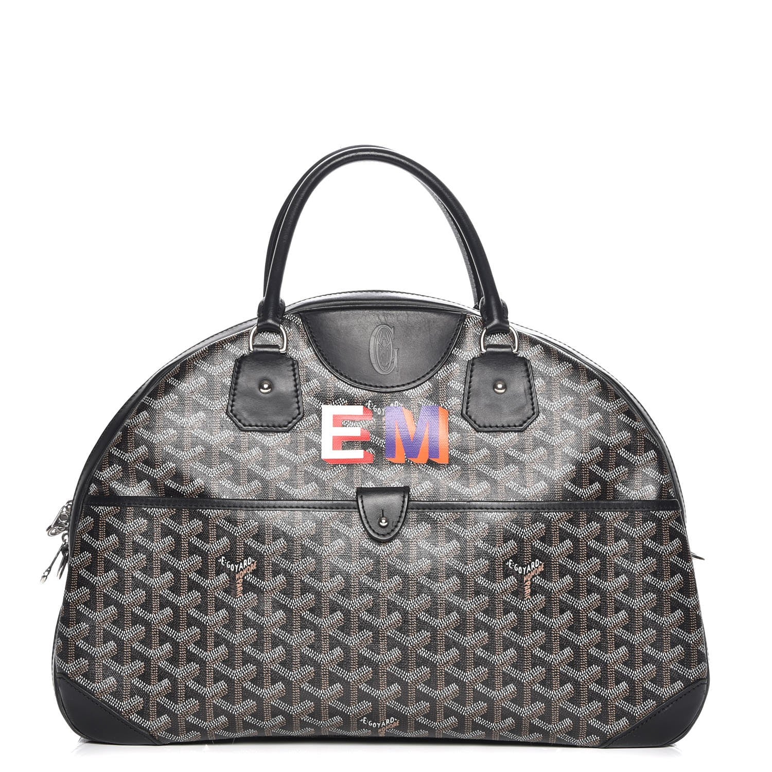 Goyard Goyardine Saint Jeanne GM Bowler Black 1 of 12