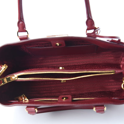Prada Saffiano Lux Medium Tote Cherry 5 of 13