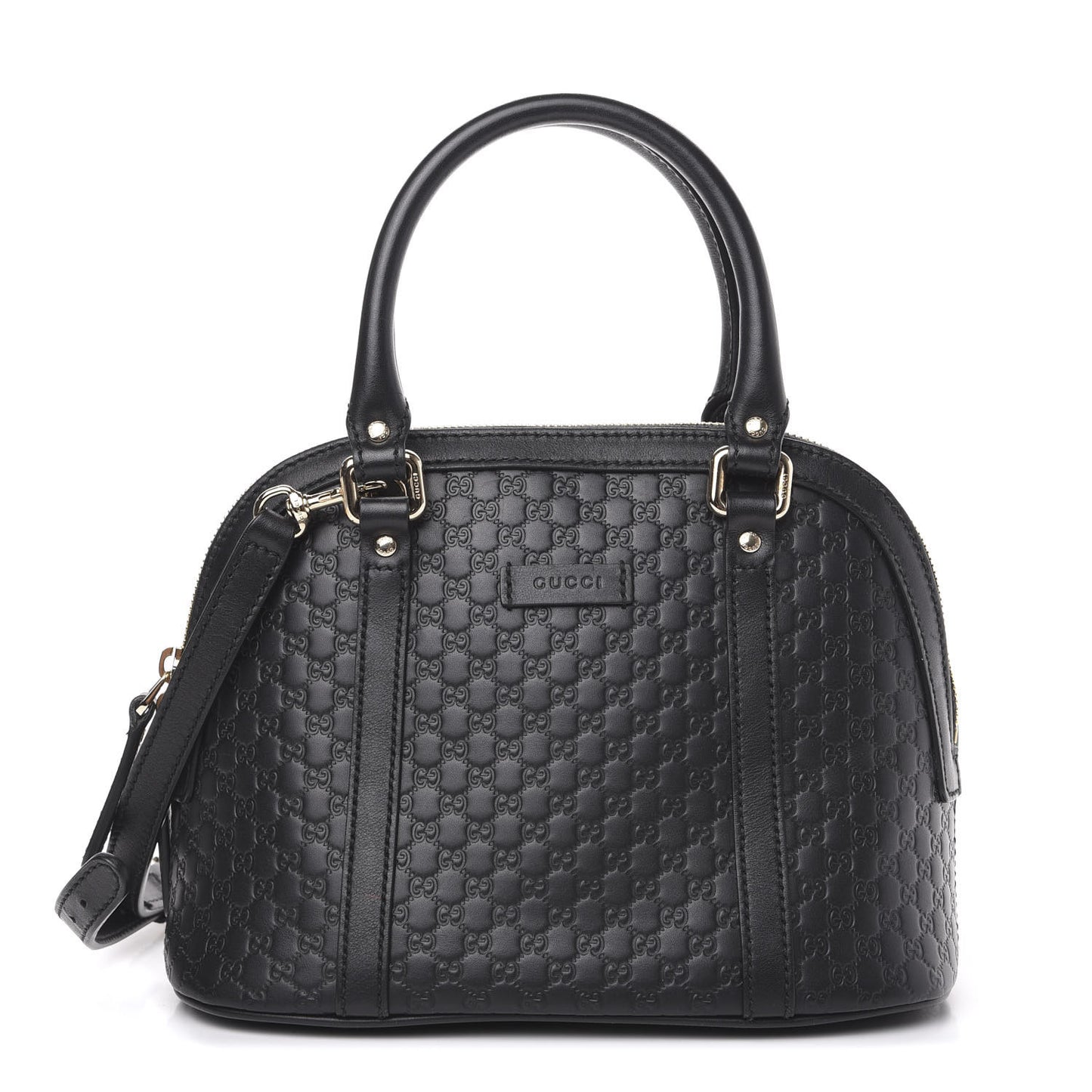 Microguccissima Mini Dome Bag Black