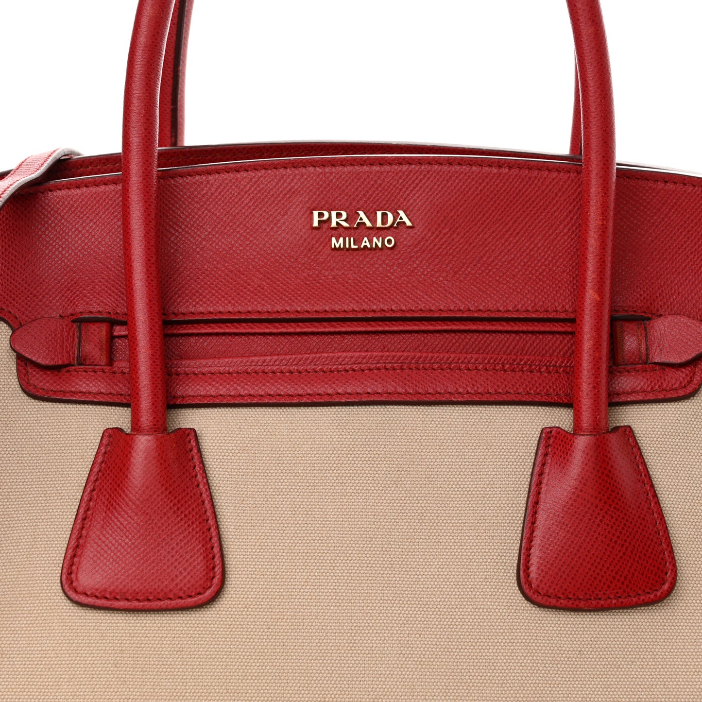 Canapa Saffiano Cuir Tote Corda Fuoco