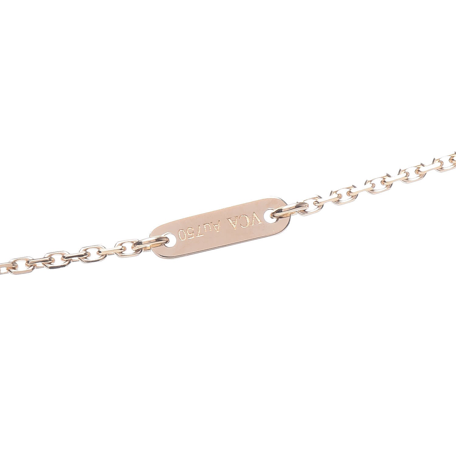 Van Cleef & Arpels 18K Yellow Gold Diamond Mini Frivole Pendant Pave Necklace 5 of 8