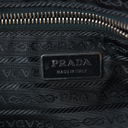 Prada Spazzolato Print Bowling Bag Rosso 5 of 13