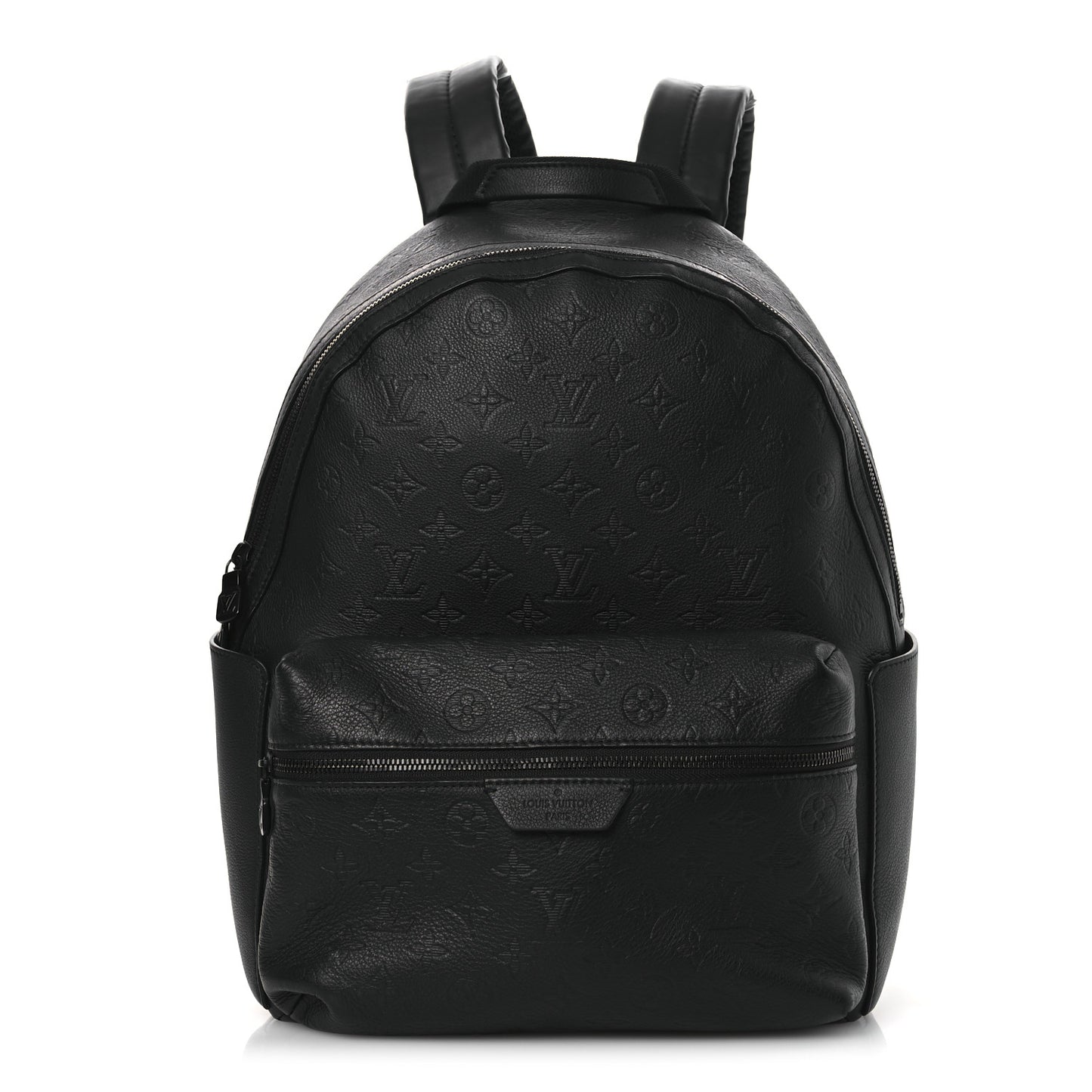 Calfskin Monogram Shadow Discovery Backpack  Black