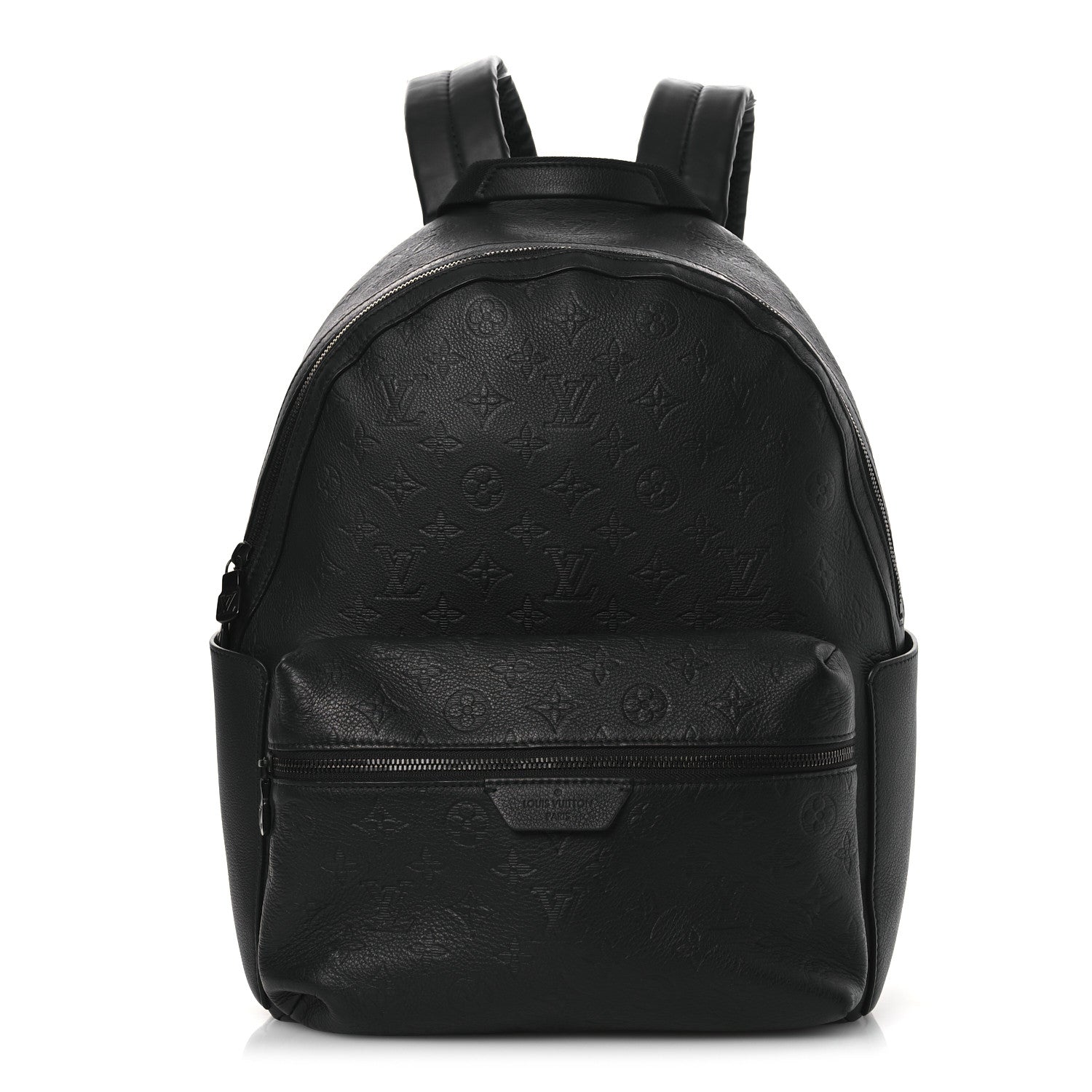 Louis Vuitton Calfskin Monogram Shadow Discovery Backpack  Black 1 of 11