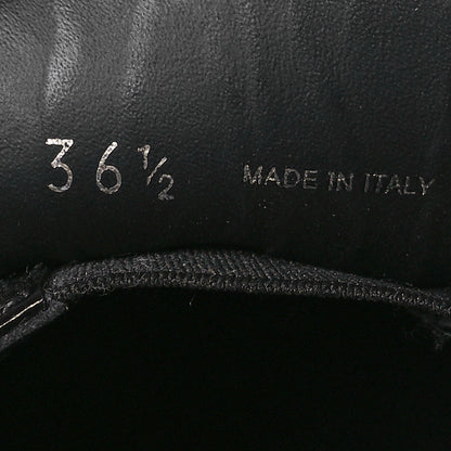 Prada Spazzolato Metal Triangle Logo 50mm Loafers 36.5 Black 7 of 7
