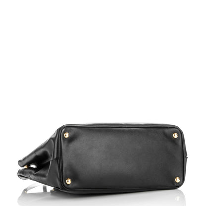 Prada Saffiano Medium Galleria Double Zip Tote Black 4 of 7