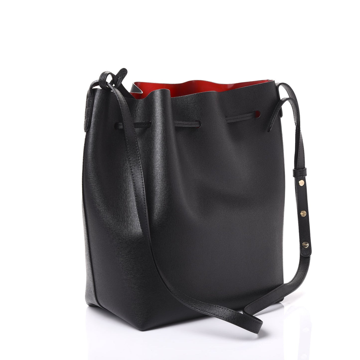 Saffiano Bucket Bag Black Flamma