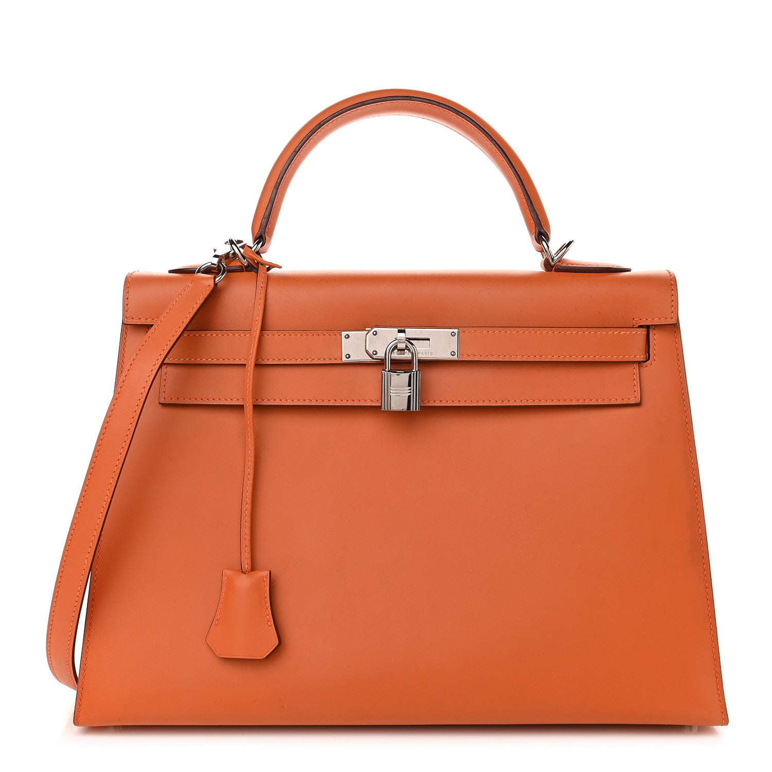 Hermes Box Kelly Sellier 32 Orange 1 of 14