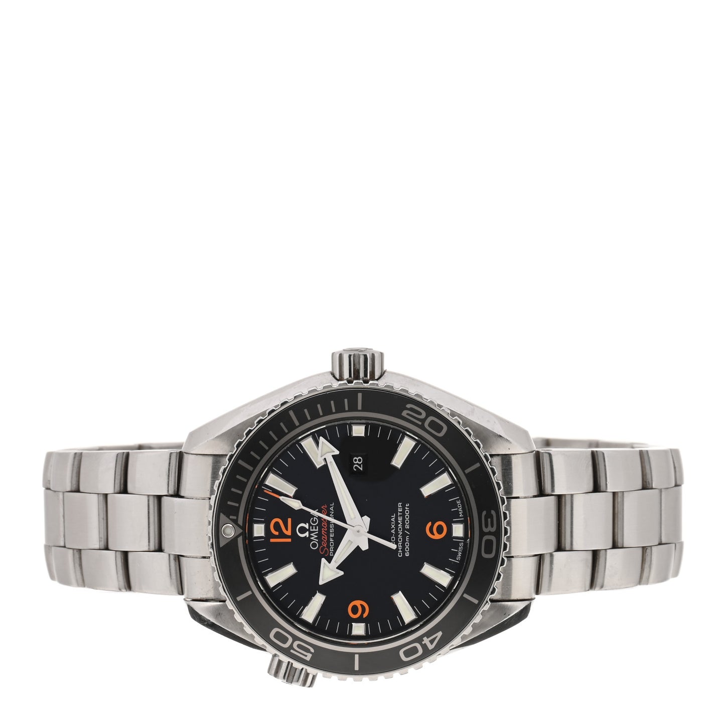 Stainless Steel 37mm Seamaster Planet Ocean Co-Axial Automatic Watch Black 232.30.38.20.01.002