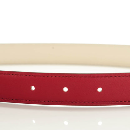 Hermes Swift Epsom 24mm Mini Constance H Belt 85 Grenade Craie 5 of 7